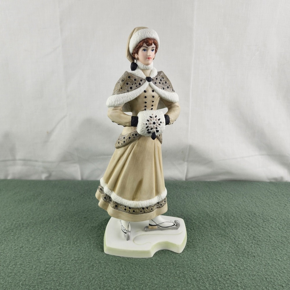 2014 Mrs. Albee Porcelain Figurine-Avon President's Club Award-Ice Skater